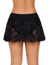 Load image into Gallery viewer, Uqnaivs Women&#39;s High Waist Tiered Lace Crochet Swim Skirt Swimsuit Bikini Bottom