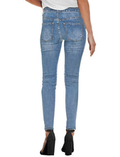 Load image into Gallery viewer, Uqnaivs Women&#39;s High Rise Ripped Skinny Jeans Distressed Slim Fit Denim Pants