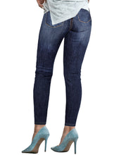 Load image into Gallery viewer, Uqnaivs Women&#39;s High Rise Ripped Skinny Jeans Distressed Slim Fit Denim Pants